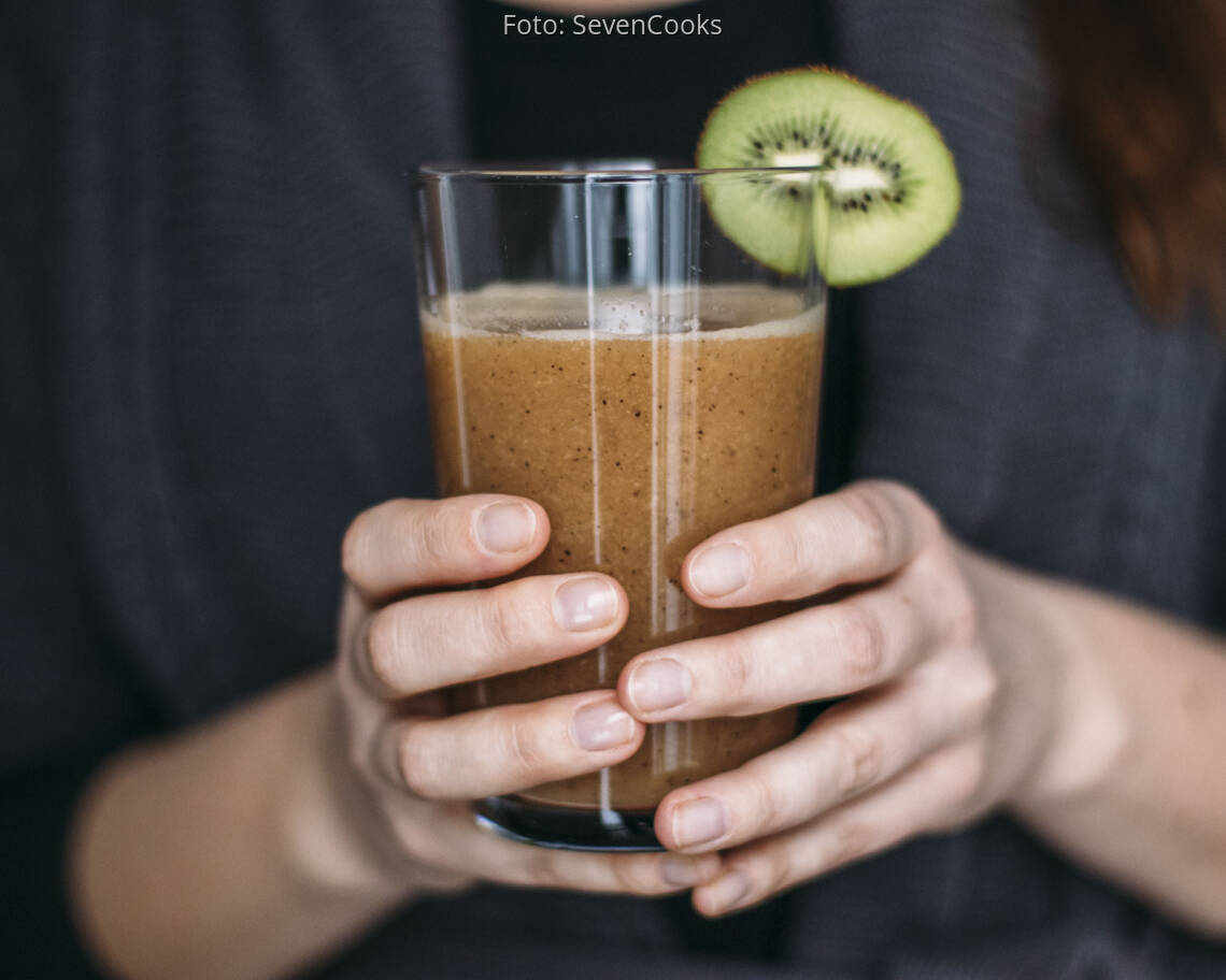 Veganes Rezept: Kiwi Papaya Sport Shake 2