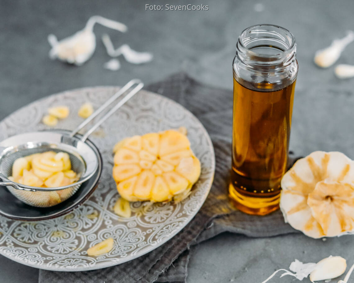 Veganes Rezept: Knoblauch-Öl 2