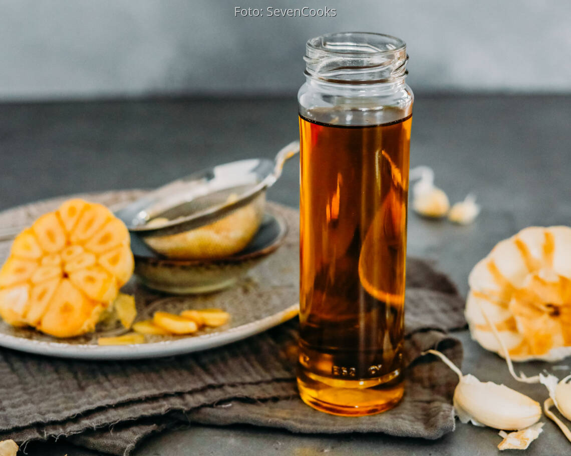 Veganes Rezept: Knoblauch-Öl 3