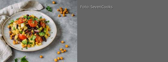 Rezeptbild für "Knusprig bunter Kartoffelsalat"