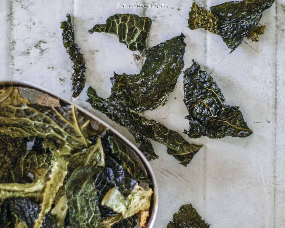 Veganes Rezept: Knusprige Wirsingchips