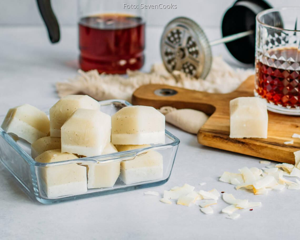 Veganes Rezept: Kokosmilch-Eiswürfel 1