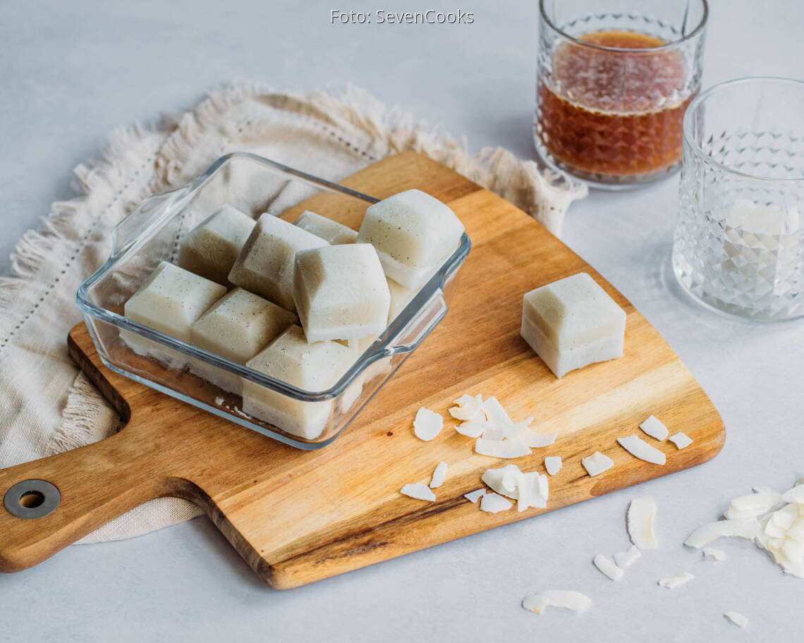 Veganes Rezept: Kokosmilch-Eiswürfel 3