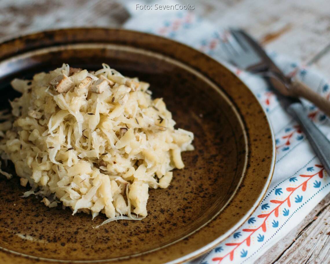 Fertiges Rezept: Sauerkrautspatzn