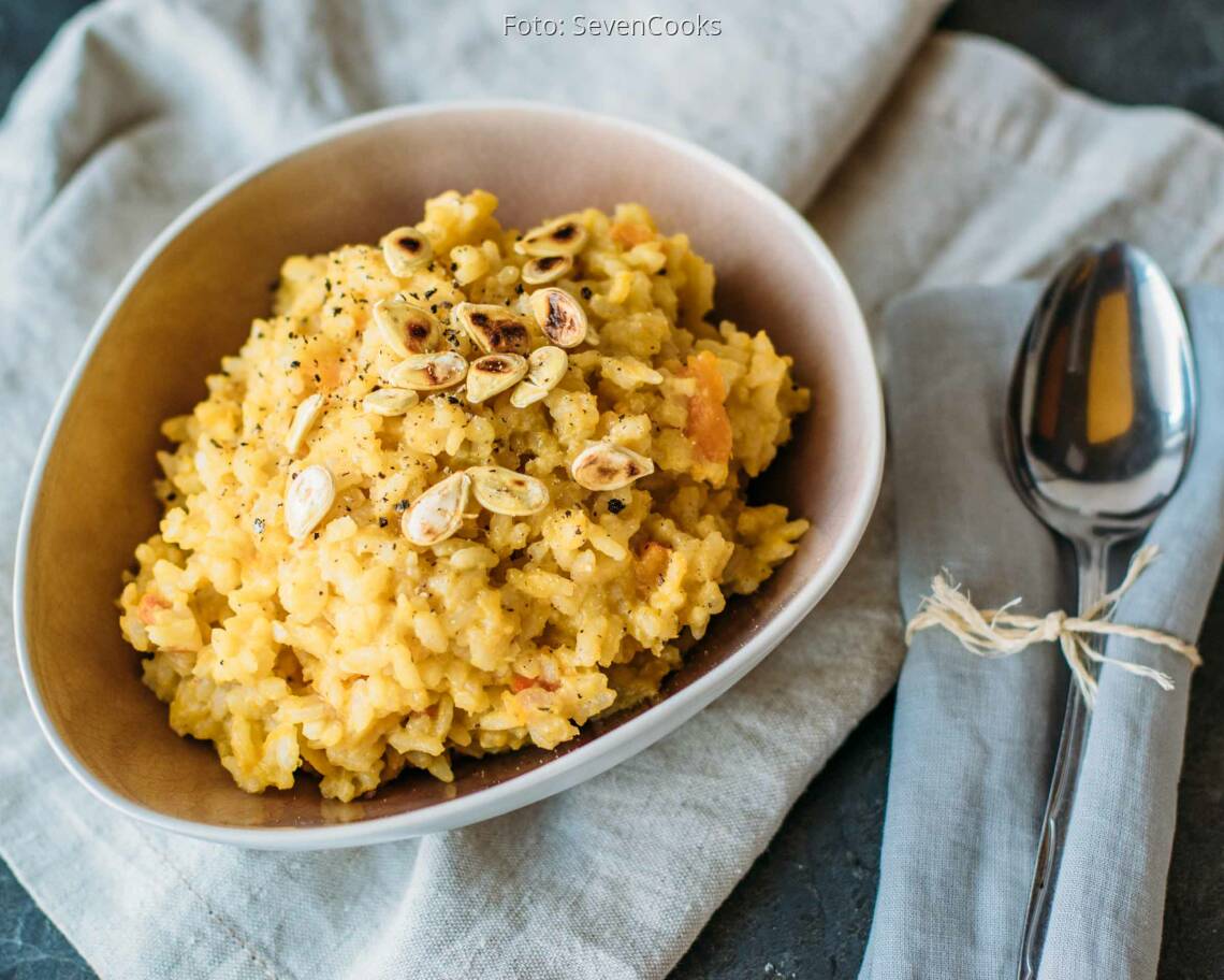 Veganes Rezept: Kürbisrisotto 2