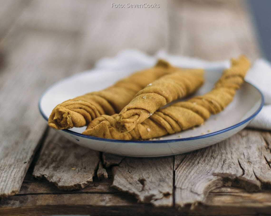 Veganes Rezept: Kurkumabrotstangen 2