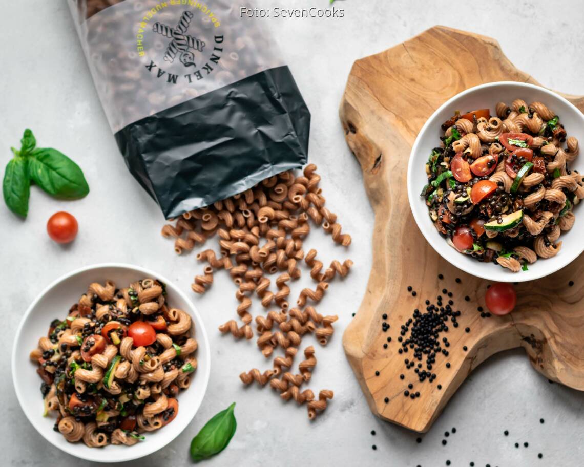 Veganes Rezept: Lauwarmer Drelli-Linsensalat von DINKEL MAX 3