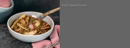 Rezeptbild für "Lauwarmer Linsensalat mit Radieschen"