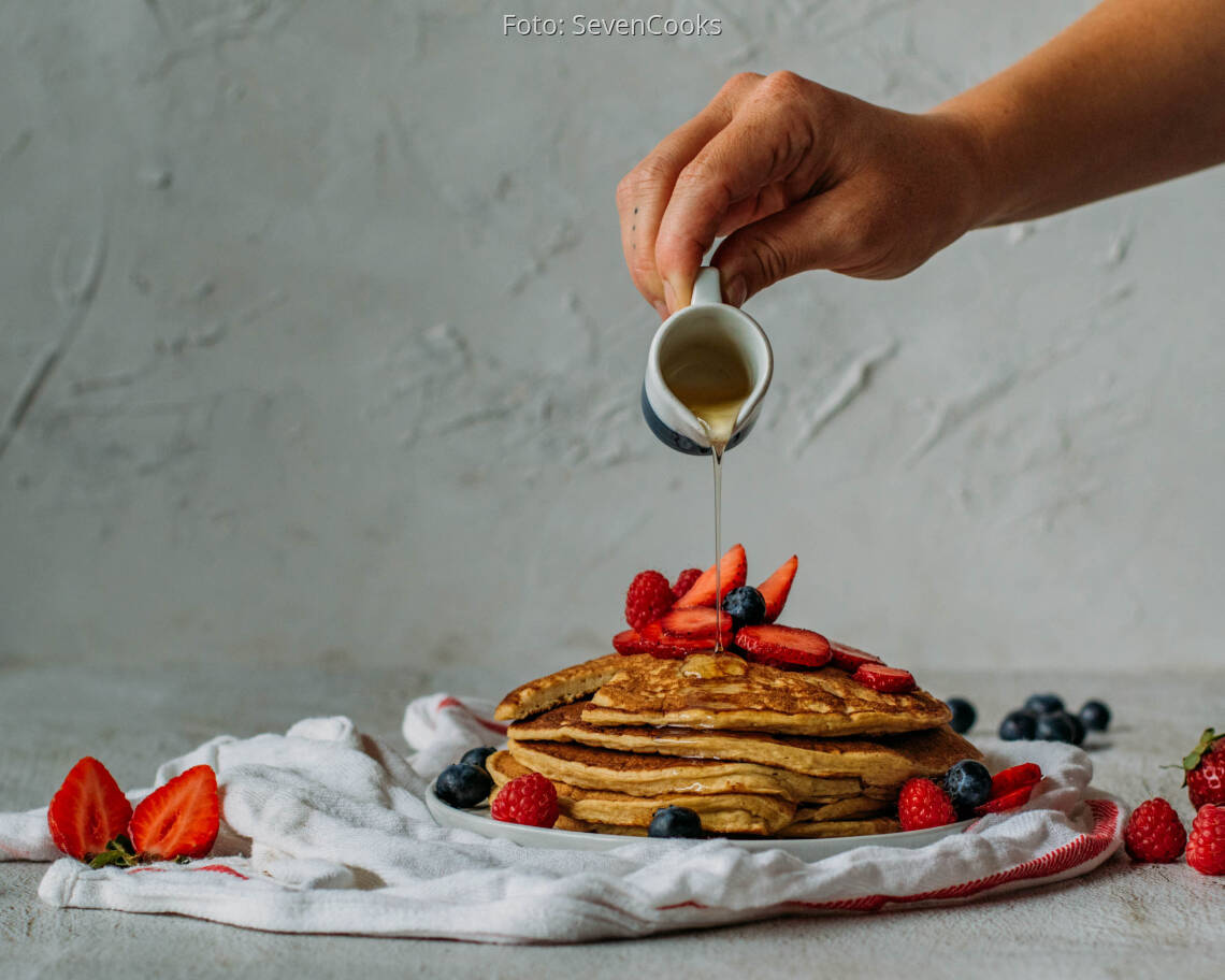 Veganes Rezept: Leinsamen Pancakes 3