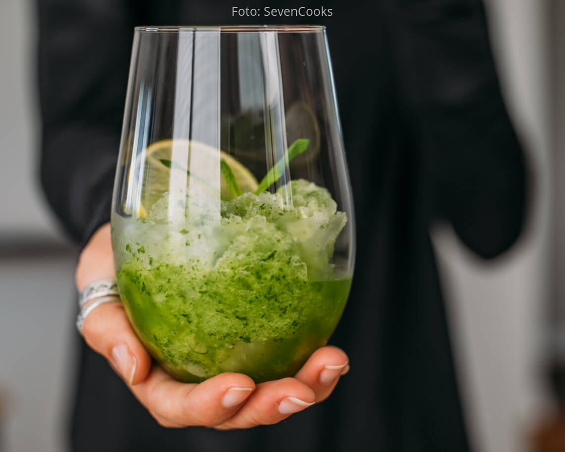Veganes Rezept: Limette-Minze-Slush 1