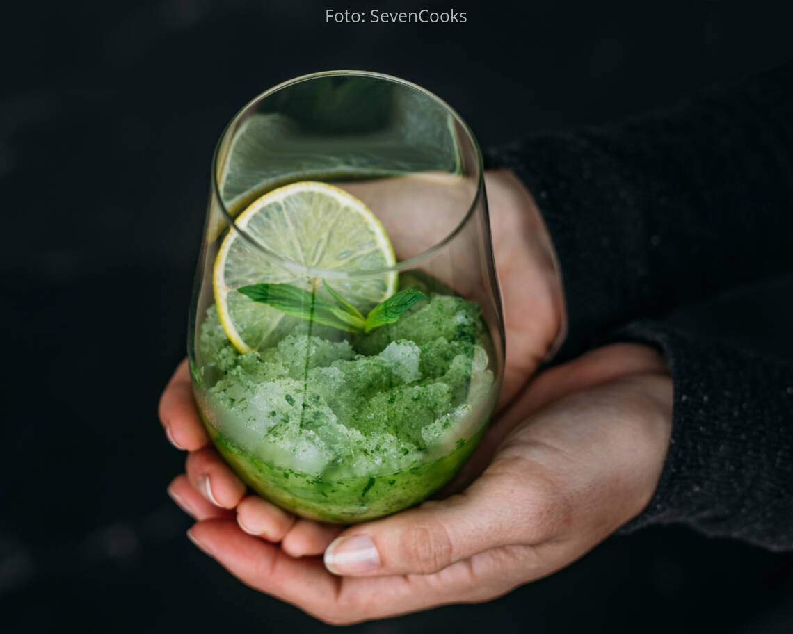 Veganes Rezept: Limette-Minze-Slush 2