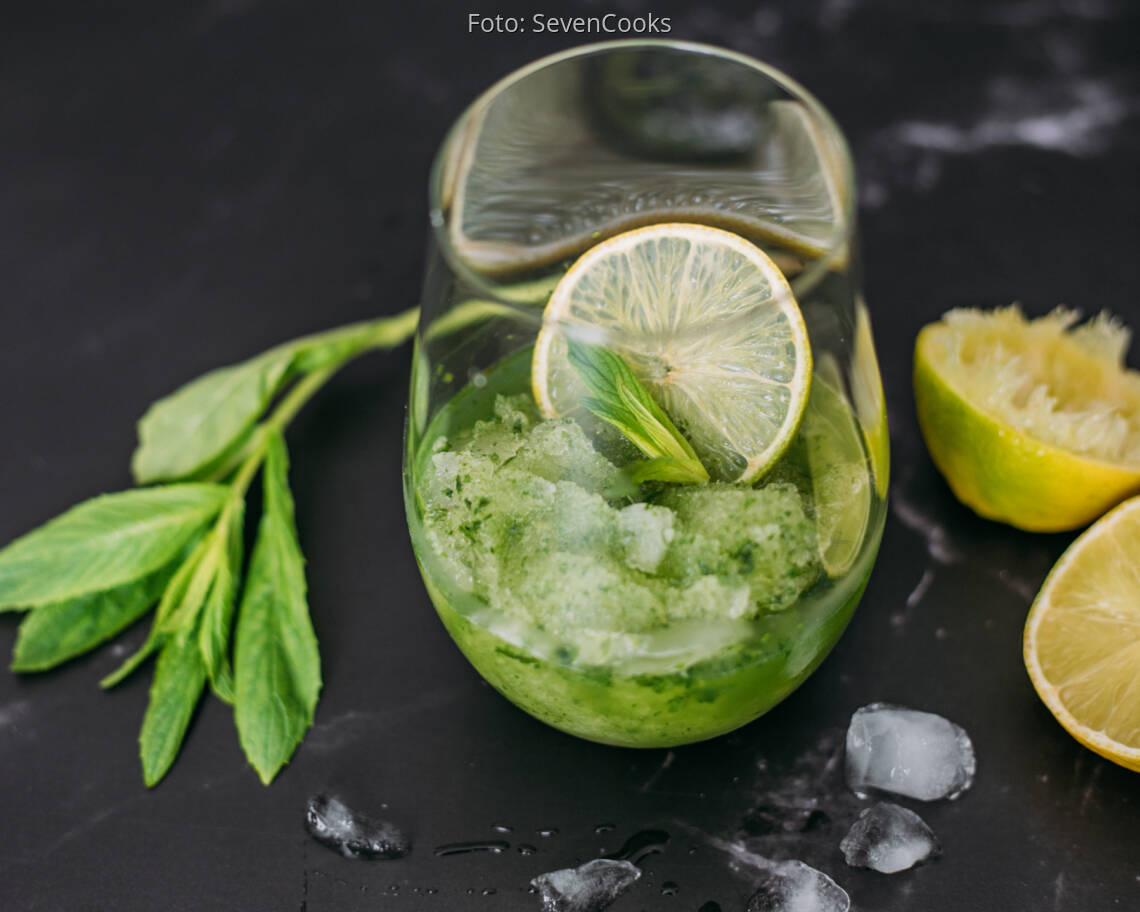 Veganes Rezept: Limette-Minze-Slush 3