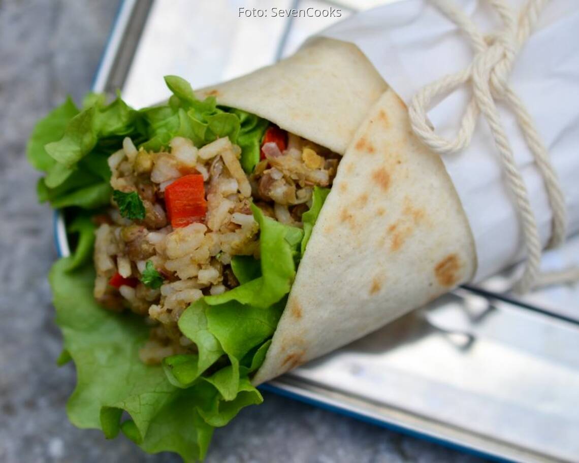 Fertiges Rezept: Linsen-Reis-Wrap to go_1