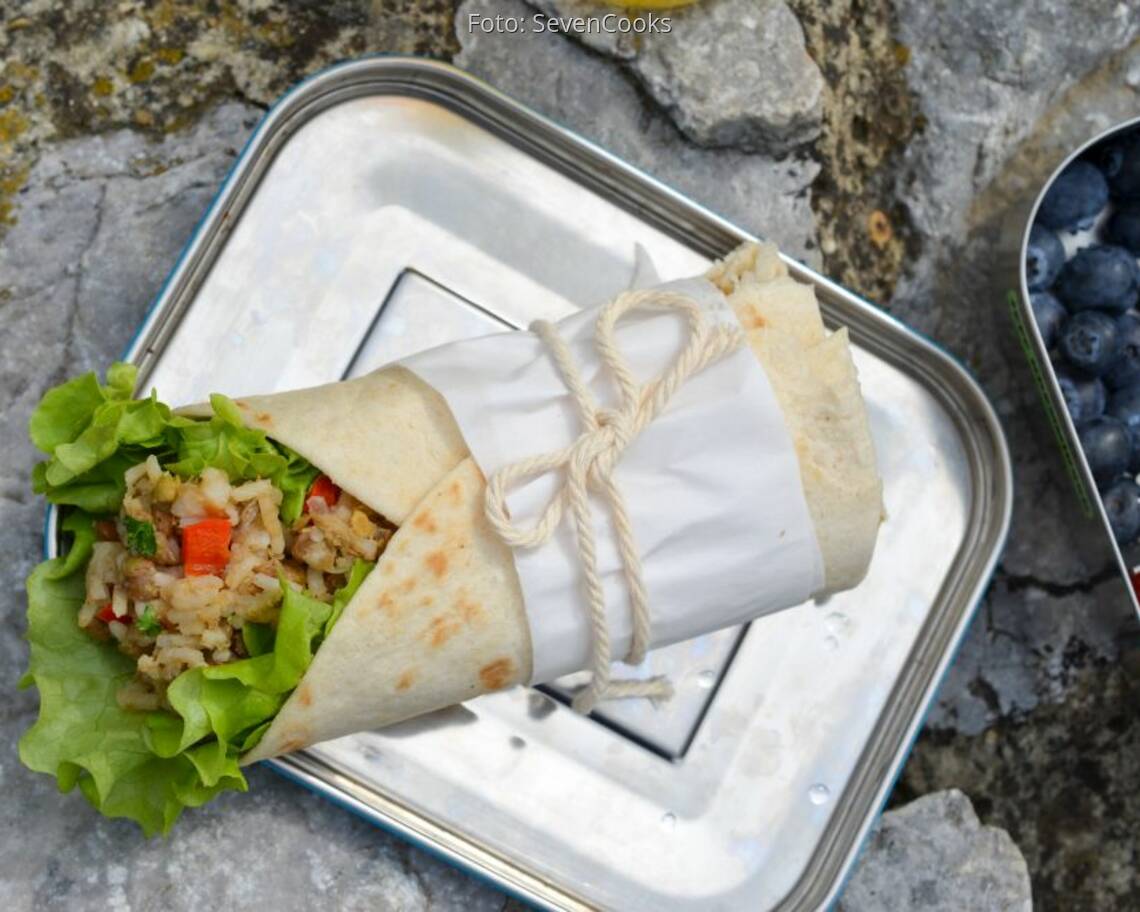 Veganes Rezept: Linsen-Reis-Wrap to go_3
