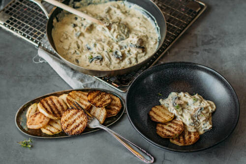 veganes rezept low carb kohlrabi steaks