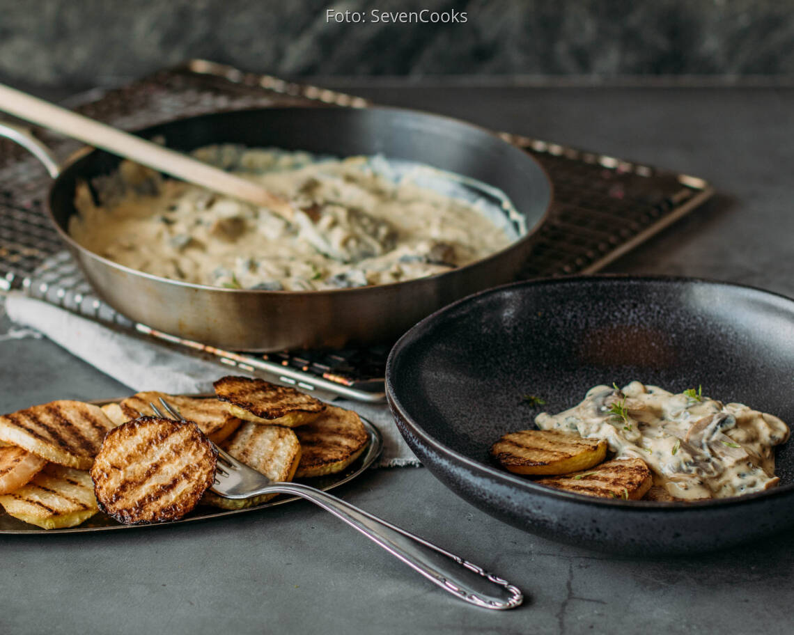 Veganes Rezept: Low Carb Kohlrabi Steaks 1