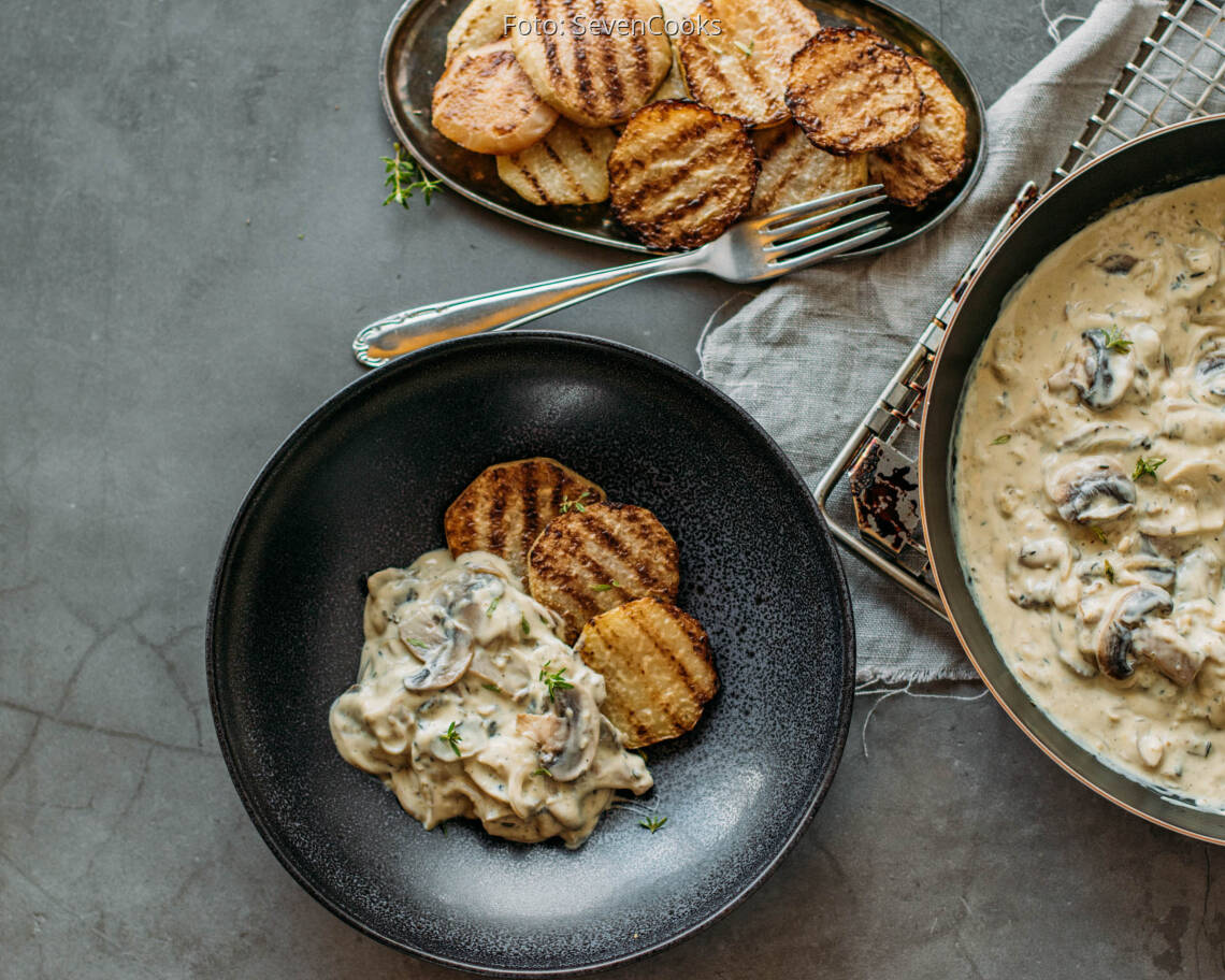 Veganes Rezept: Low Carb Kohlrabi Steaks 2