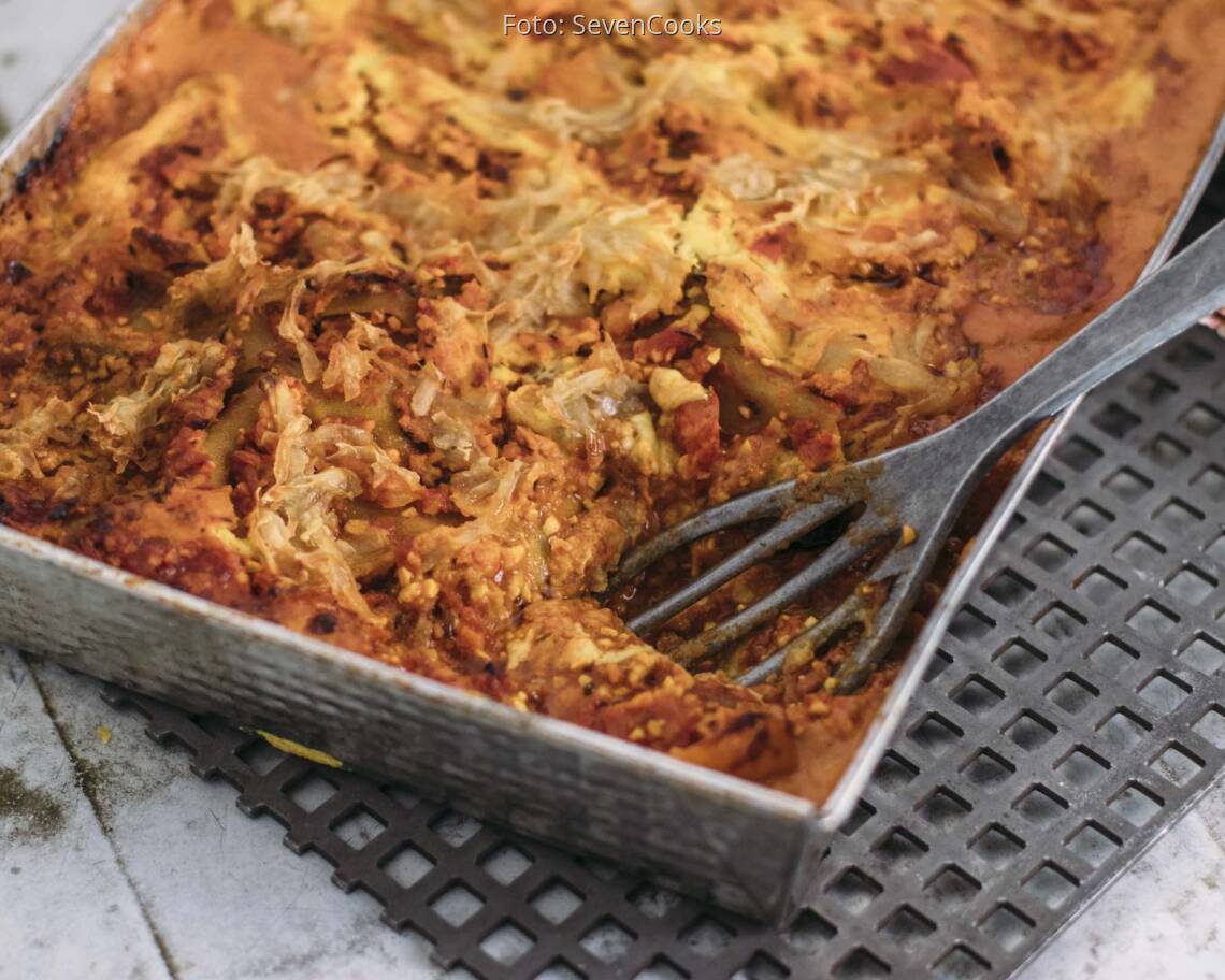 Veganes Rezept: Lupinen-Lasagne