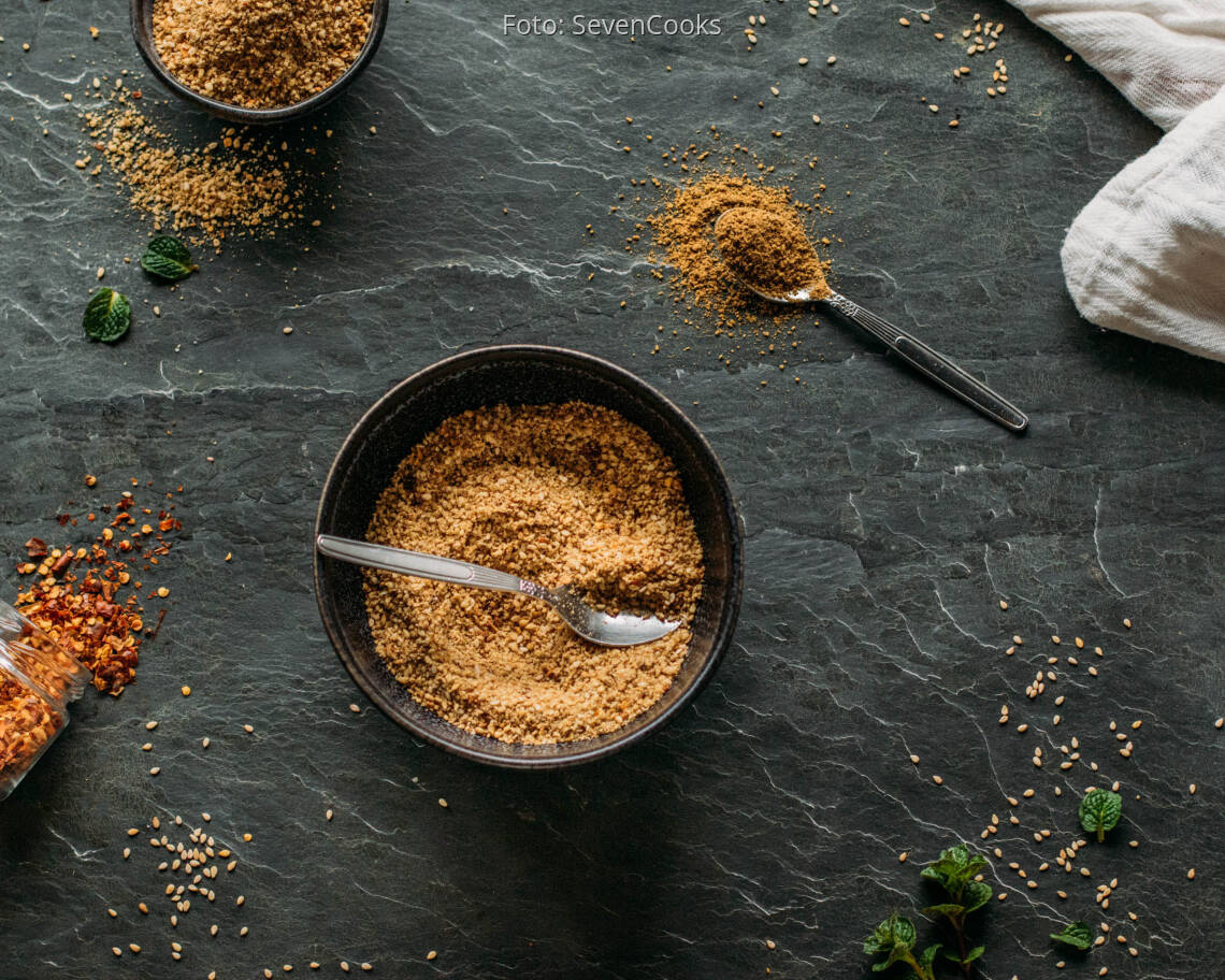 Veganes Rezept: Mandel-Dukkah