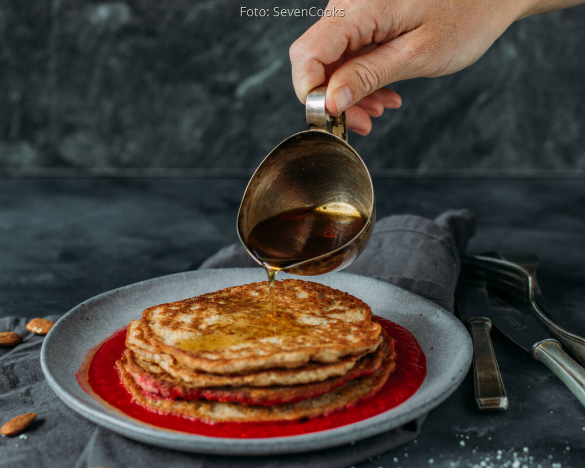 Veganes Rezept: Mandelmehl-Pancakes 3