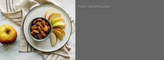 Rezeptbild für "Mandeln und Apfel"