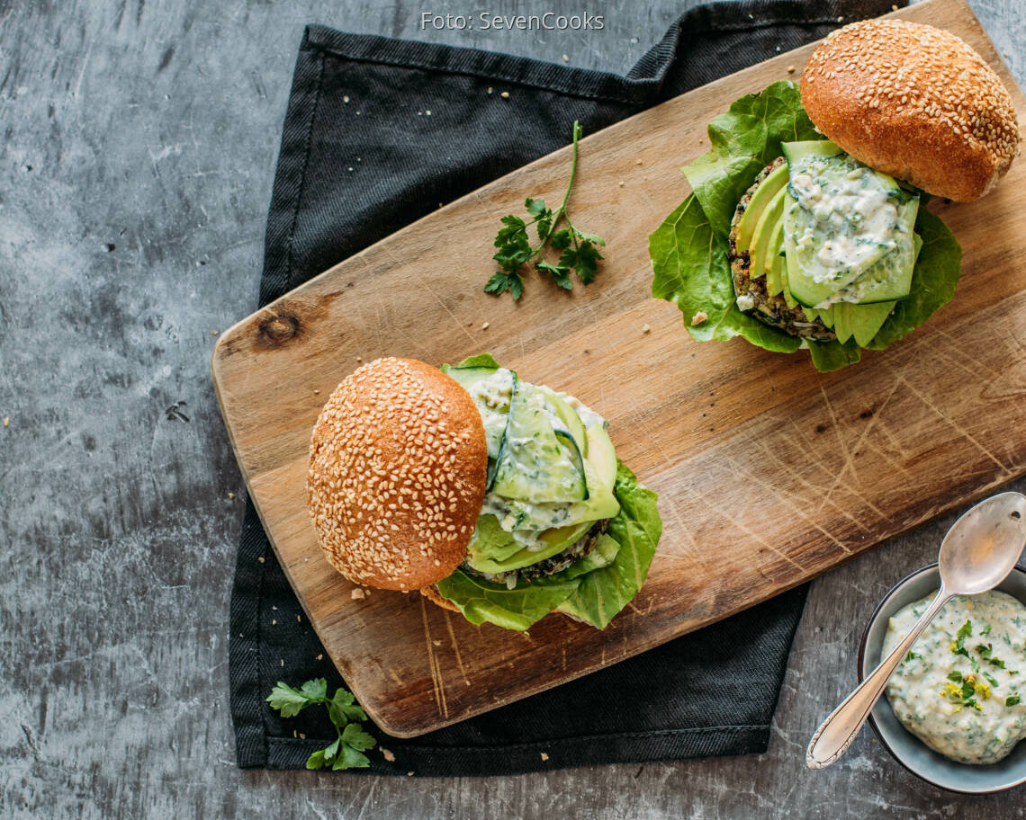 Veganes Rezept: Mangold Burger_2