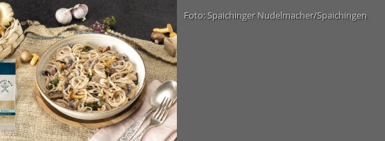 Rezeptbild für "Mangold-Pilz-Pasta mit Spaghettini"