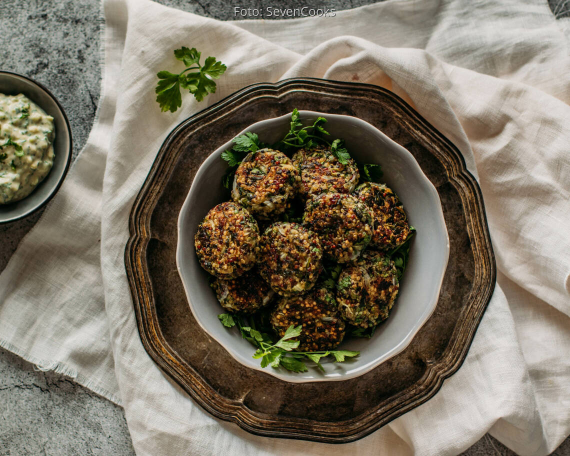 Veganes Rezept: Mangold-Quinoa-Bratlinge_2