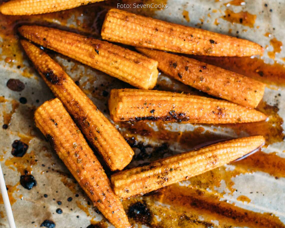 Veganes Rezept: Marinierte Mini-Mais-Spieße_3