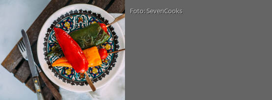 Rezeptbild für "Marinierte Tofu-Paprika-Spieße"