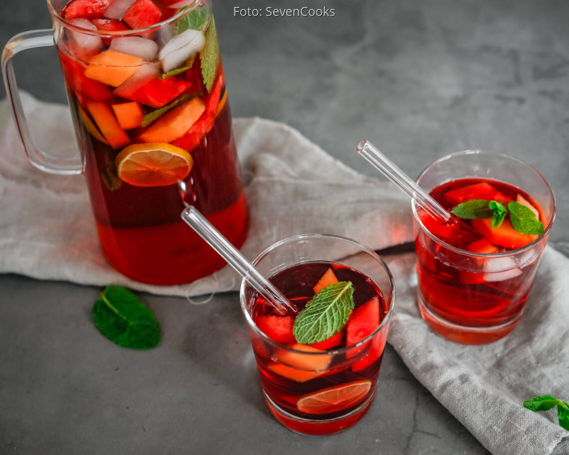 Veganes Rezept: Melonen-Eistee 2