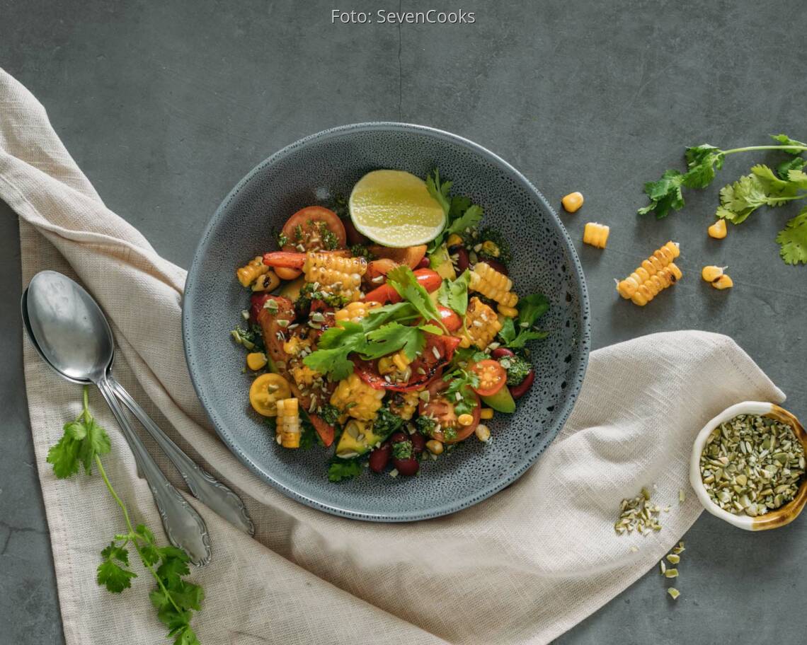 Veganes Rezept: Mexikanischer Grillsalat