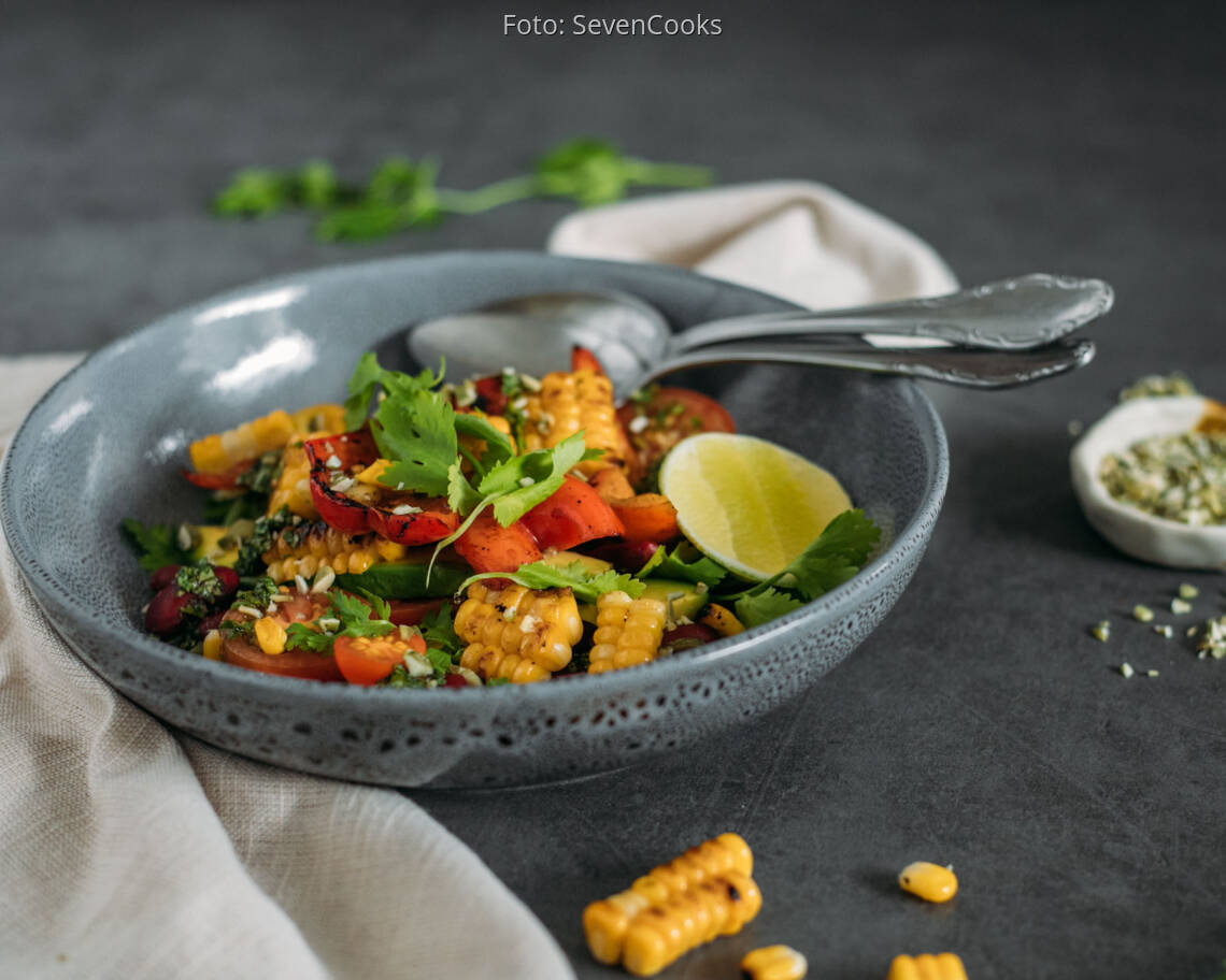 Veganes Rezept: Mexikanischer Grillsalat