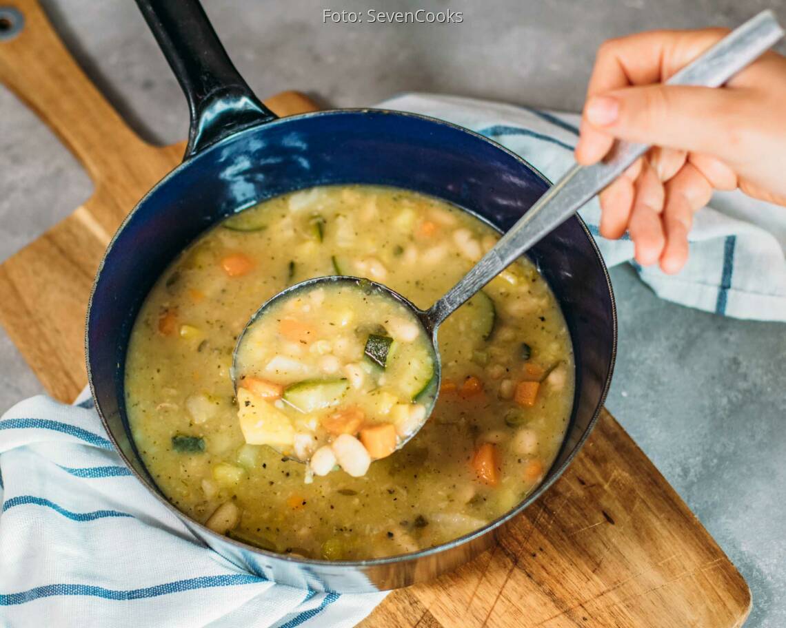 Veganes Rezept: Minestrone_2