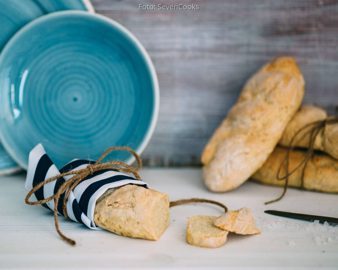 Veganes Rezept: Mini-Baguette