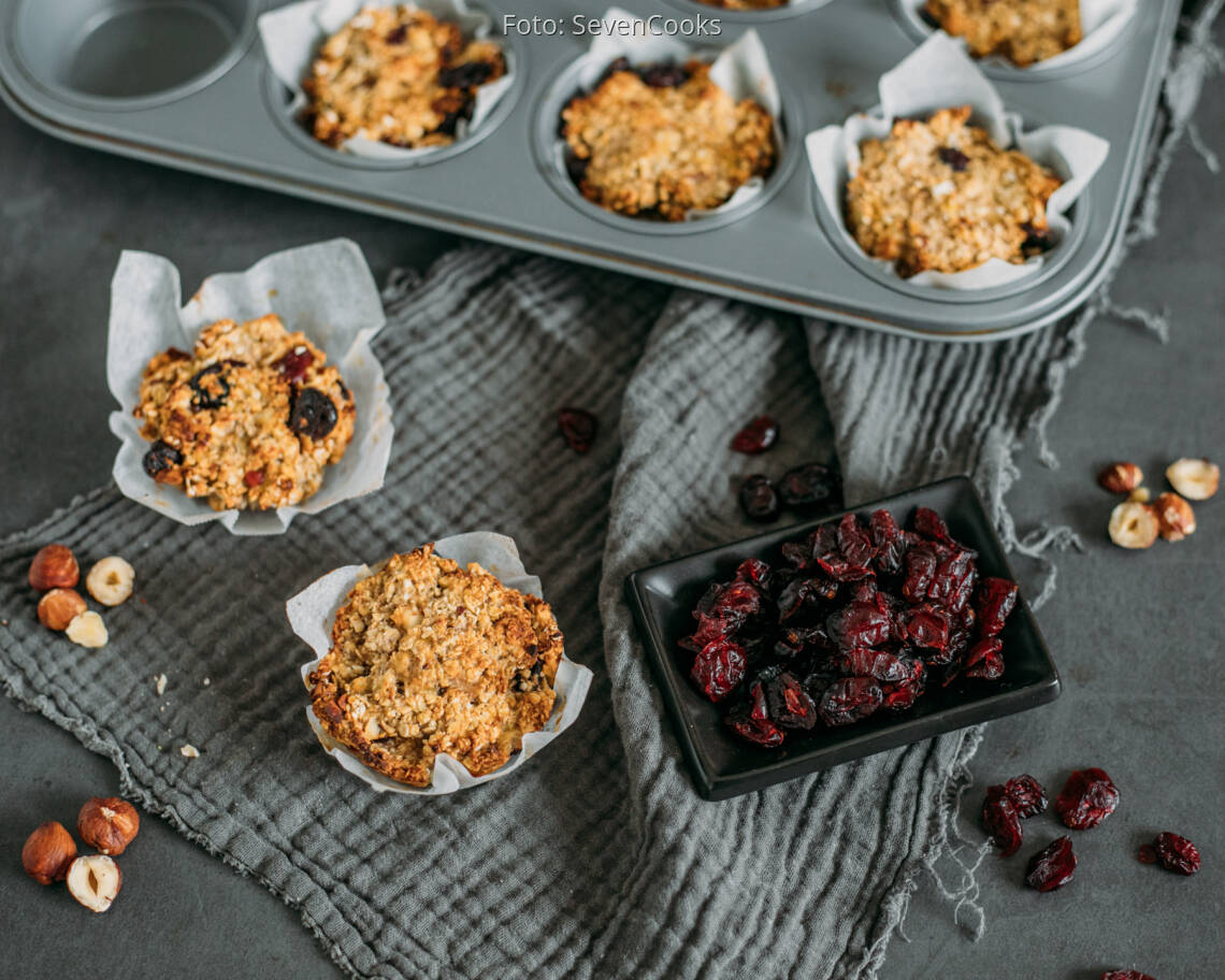 Veganes Rezept: Müsli-Muffins to go 1