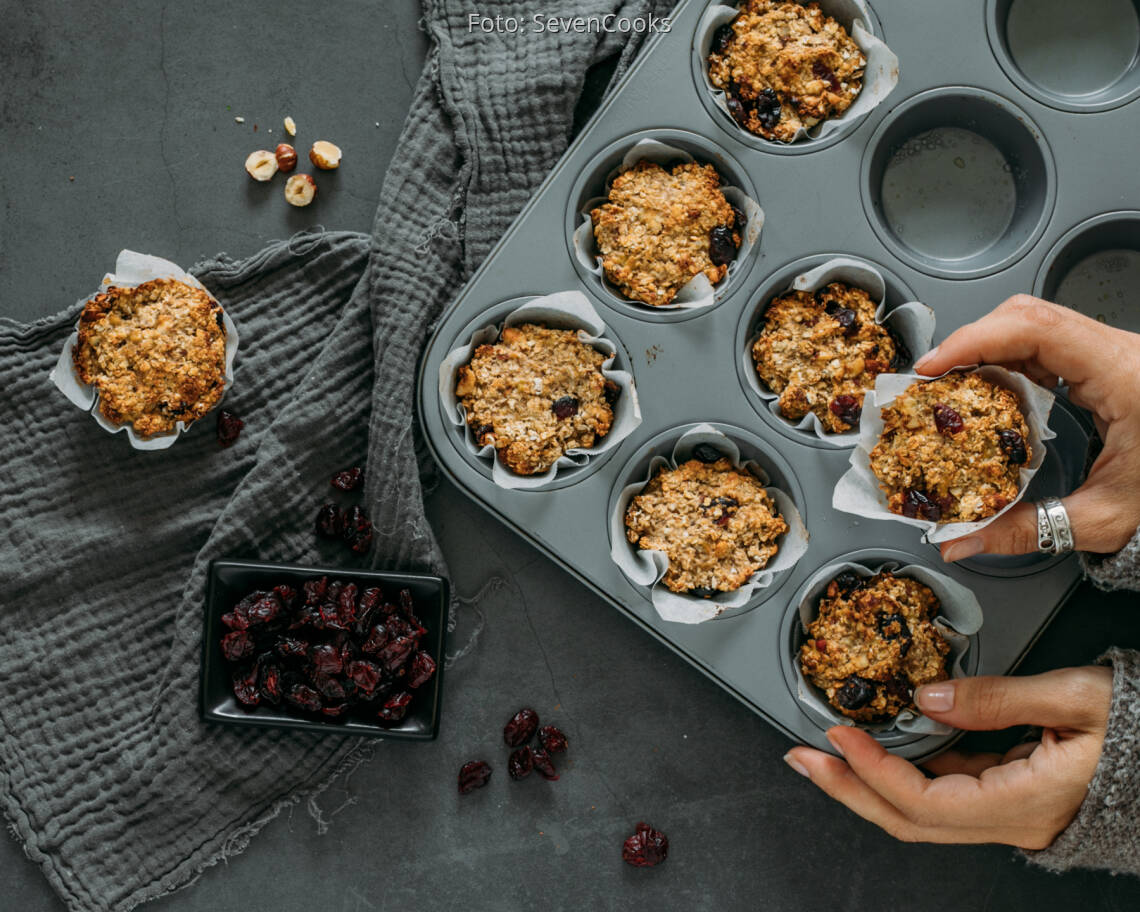 Veganes Rezept: Müsli-Muffins to go 2
