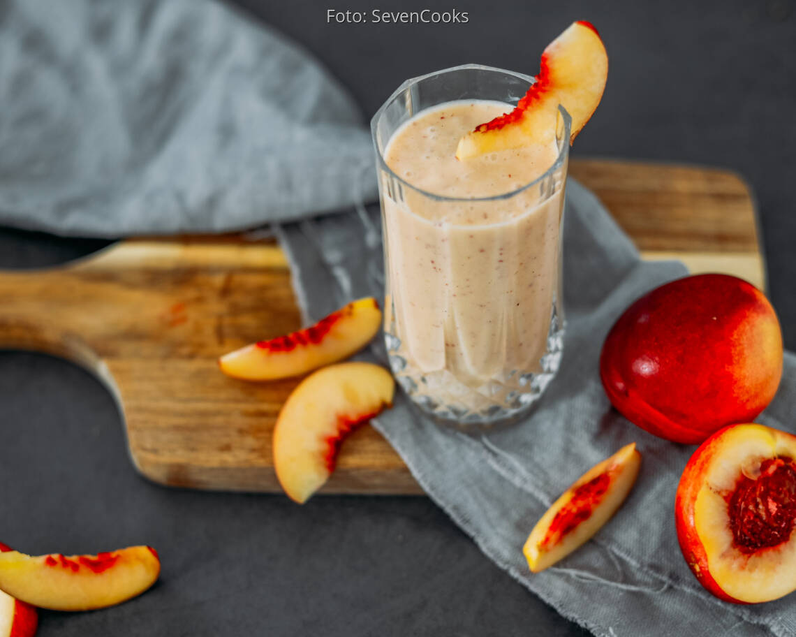 Veganes Rezept: Nektarine-Joghurt Drink 3