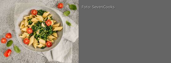 Rezeptbild für "Nudeln mit Spinatsoße"