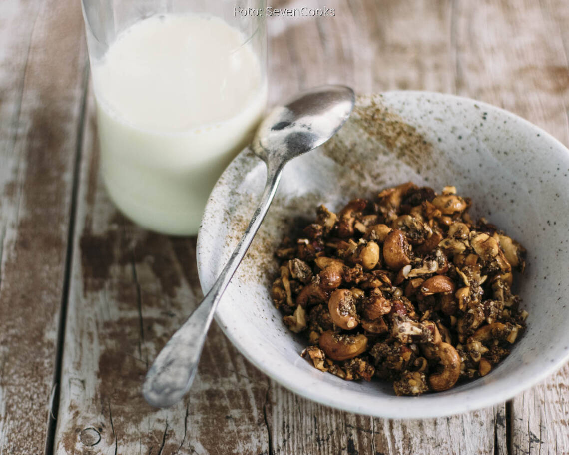 Veganes Rezept: Nuss-Chia-Granola 2