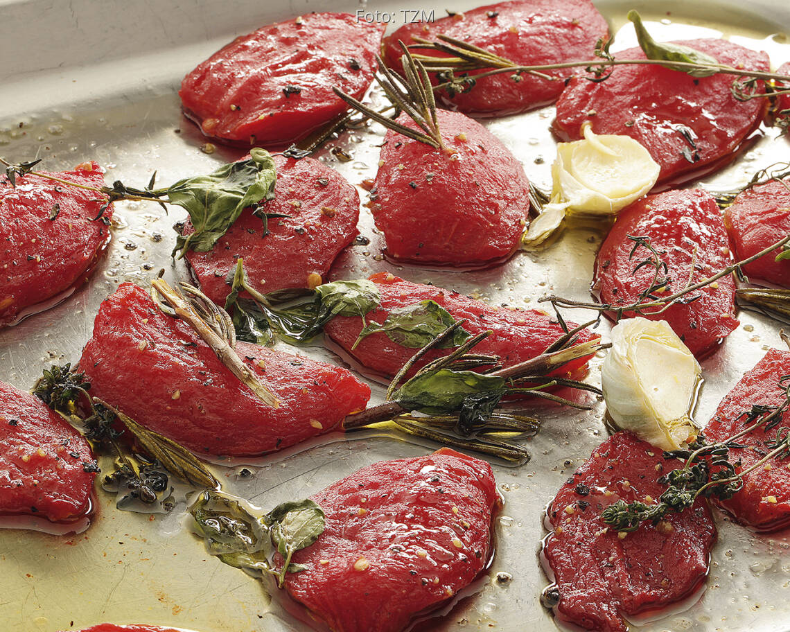 Veganes Rezept: Ofentomaten 1