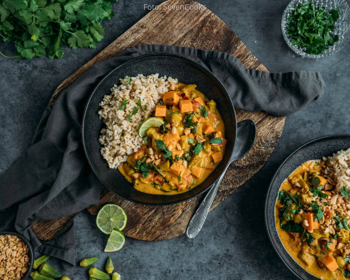 Veganes Rezept: Okra Curry 2