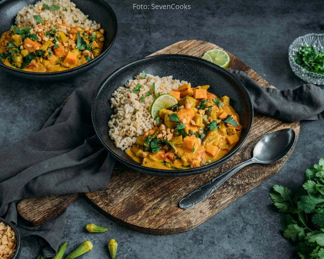 Veganes Rezept: Okra Curry 3