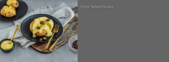 Rezeptbild für "Orientalische Ofenkartoffel mit Datteldip"