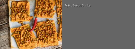 Rezeptbild für "Orientalischer Flammkuchen"