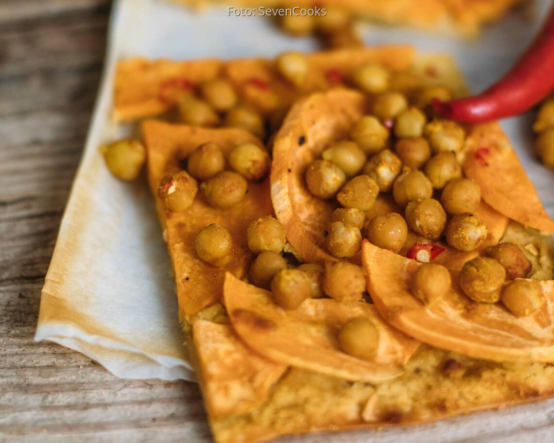 Veganes Rezept: Orientalischer Flammkuchen_2