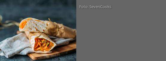 Rezeptbild für "Orientalischer Karotten-Wrap"