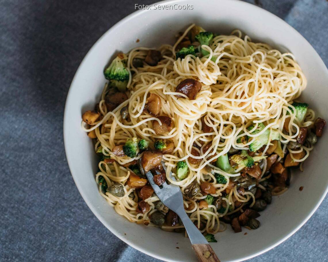 Veganes Rezept: Pasta mit gehackten Maronen 2