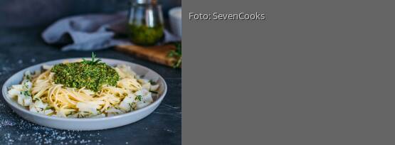 Rezeptbild für "Pasta mit Mairübchen-Pesto"