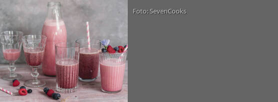 Rezeptbild für "Pastelliger Beerendrink"